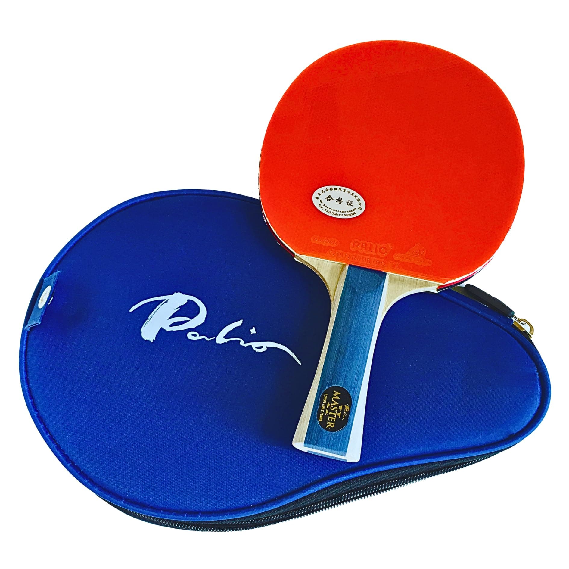 – Palio Master 2.0 Table Tennis Bat & Case | ITTF-Approved Intermediate Ping Pong Racket | Allround Spin, Speed and Control