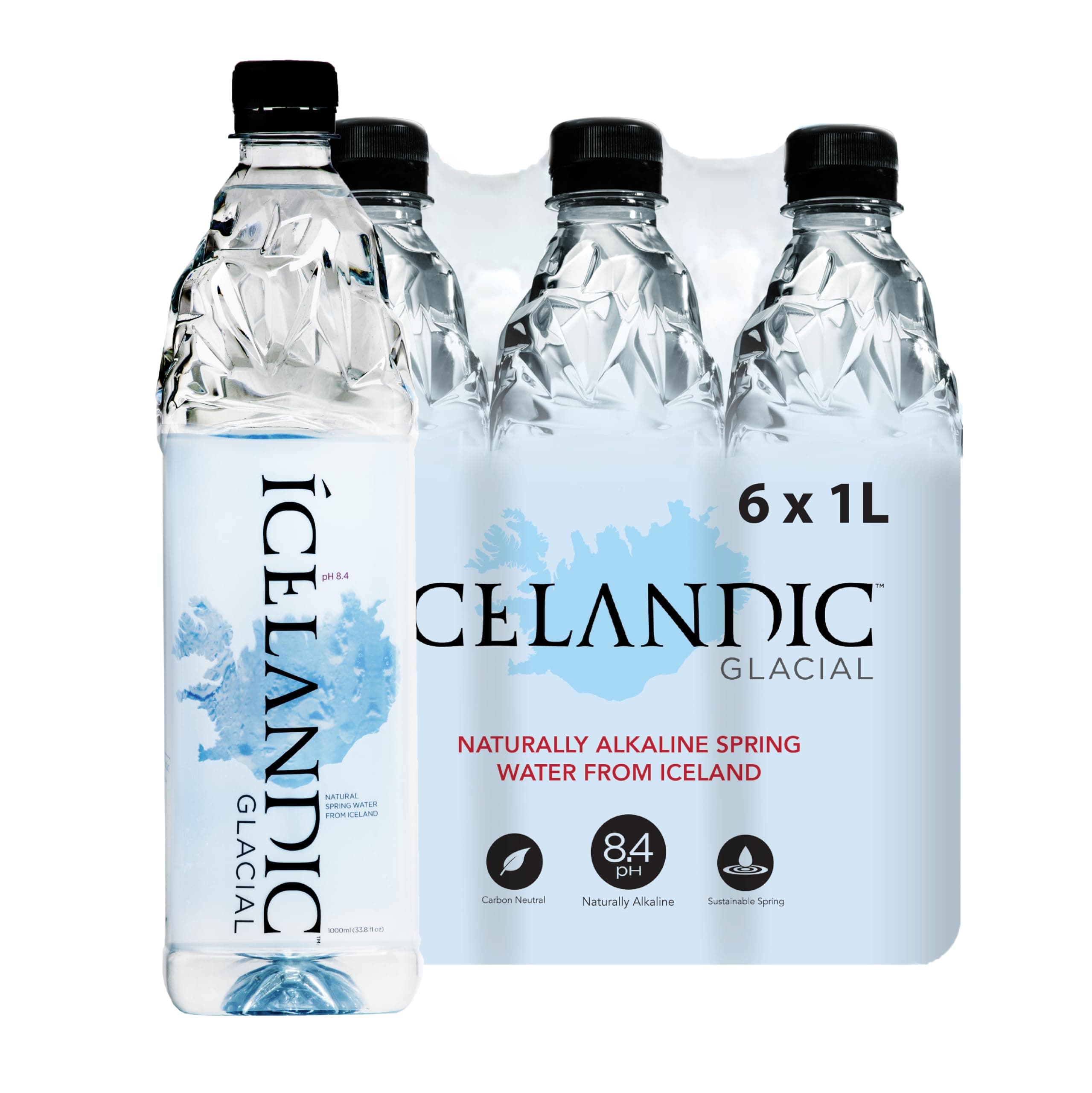 Icelandic Natural Spring Water, 33.8 Fluid Ounce -- 12 per case. by Icelandic Glacial