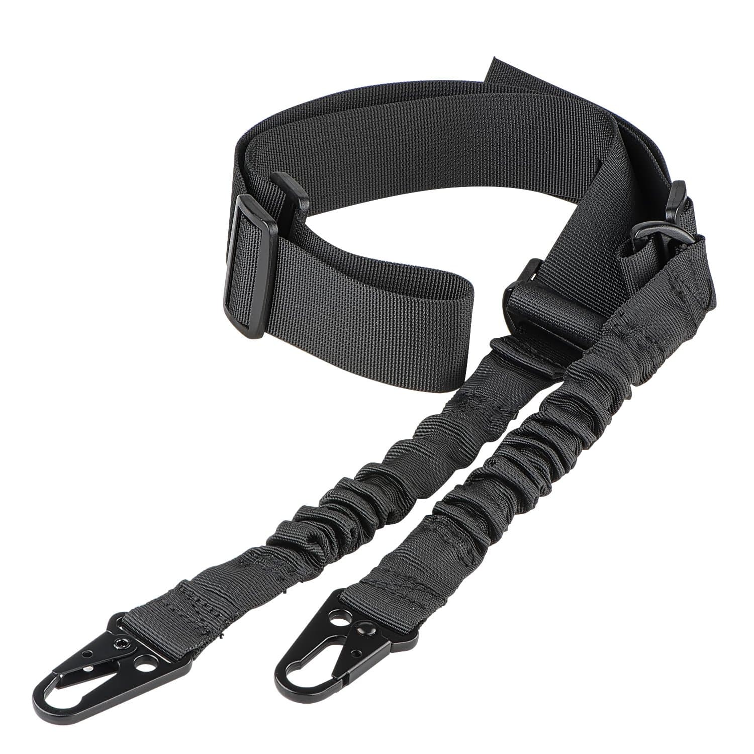 CVLIFE Two Points Rifle Sling with Length Adjuster Traditional Sling with Metal Hook for Outdoors
