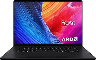 ASUS ProArt P16 OLED AI Laptop H7606WI-ME123W, AMD Ryzen AI R9-HX370/64GB RAM/2TB SSD/NVIDIA GeForce RTX 4070 8GB/16 Inch 4K OLED Touch Screen/Win11 with Copilot Key - Nano Black - Backpack Inlcuded