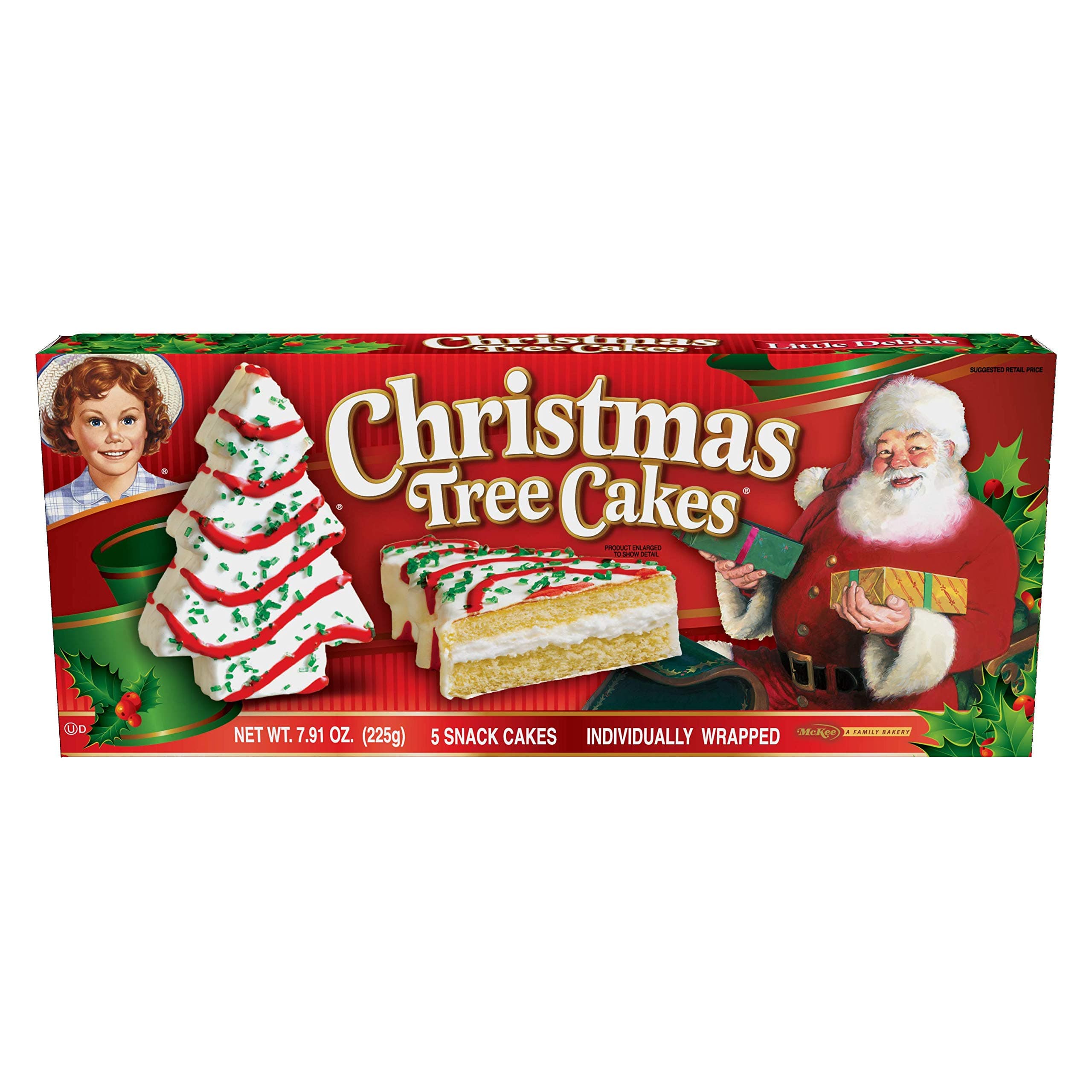 Little Debbie Christmas Tree Cakes (Vanilla)