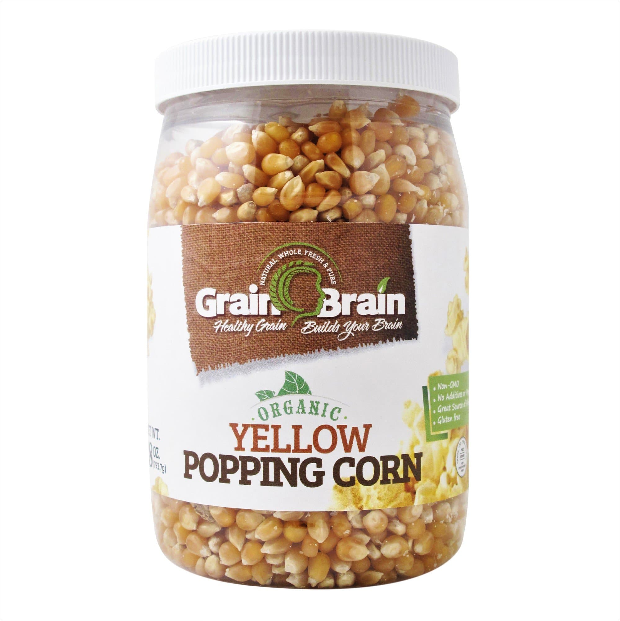 Grain Brain Organic Yellow Popcorn Seeds (28 oz)
