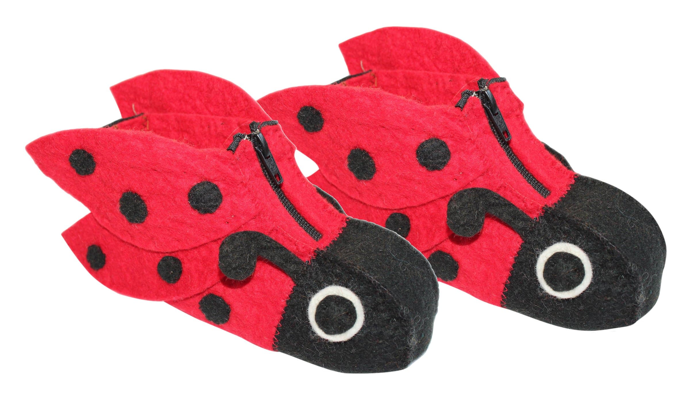 Silk Road Bazaar Ladybug Kid Zooties, Red, 4-5 Years.