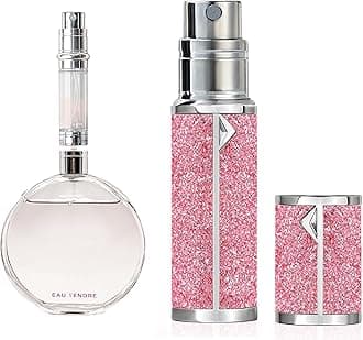 AB00PK Perfume atomizer,Refillable Perfume Bottle, Pocket Cologne atomizer, Bottom Fill, Suitable for travel and vacation, birthday and anniversary, 5ml(pink)