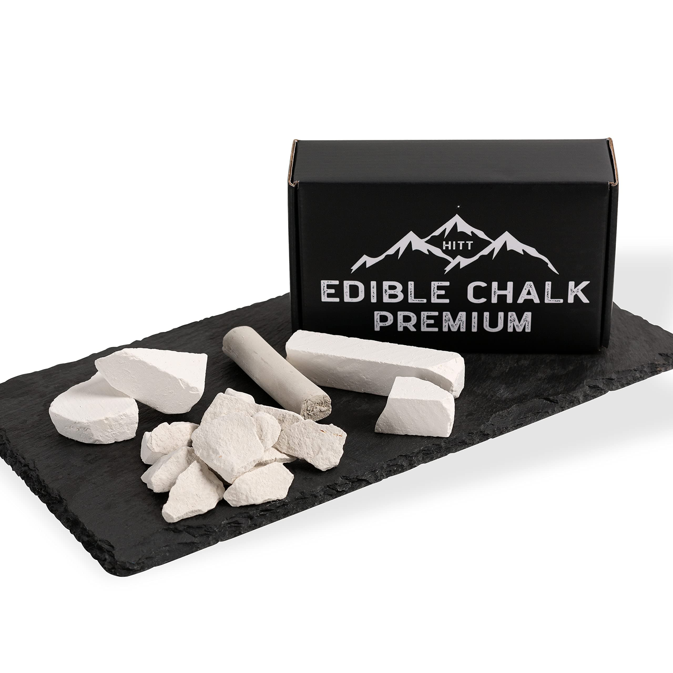 Premium Belgorod Edible Chalk Assorted Box — Most Crunchy Chalk Chunks and Bars for Eating, PICA cravings and ASMR Content Creators — Pure, No Impurities PICA Alternative Snack — 7 oz / 200 g