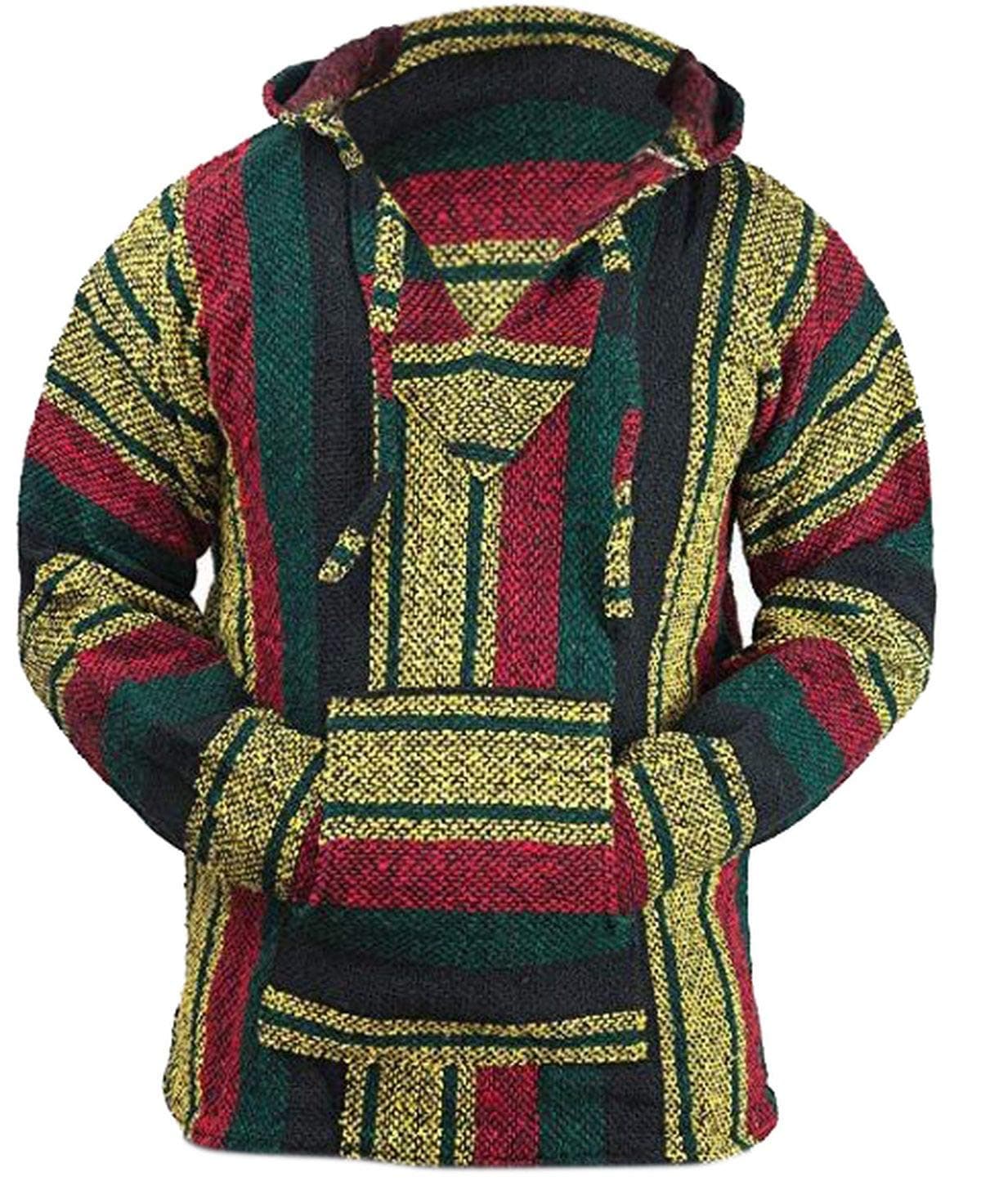 Classic Mexican Baja Hoodie Sweater Pullover
