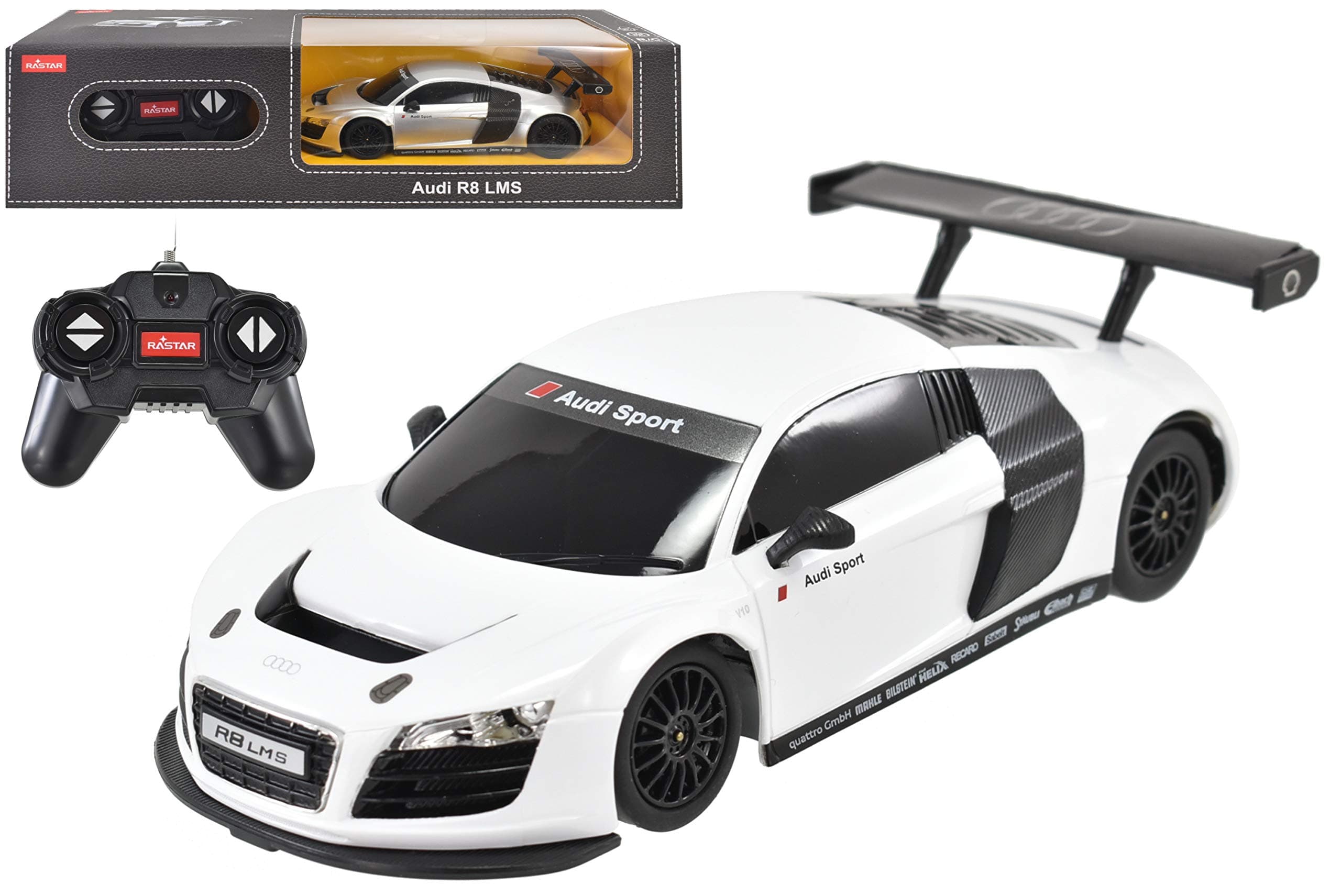 KandyToys Official Remote Control Audi R8 LMS | 1:24sc Model - 2 Assorted Colours | Official Licensed Audi Model | RC Car