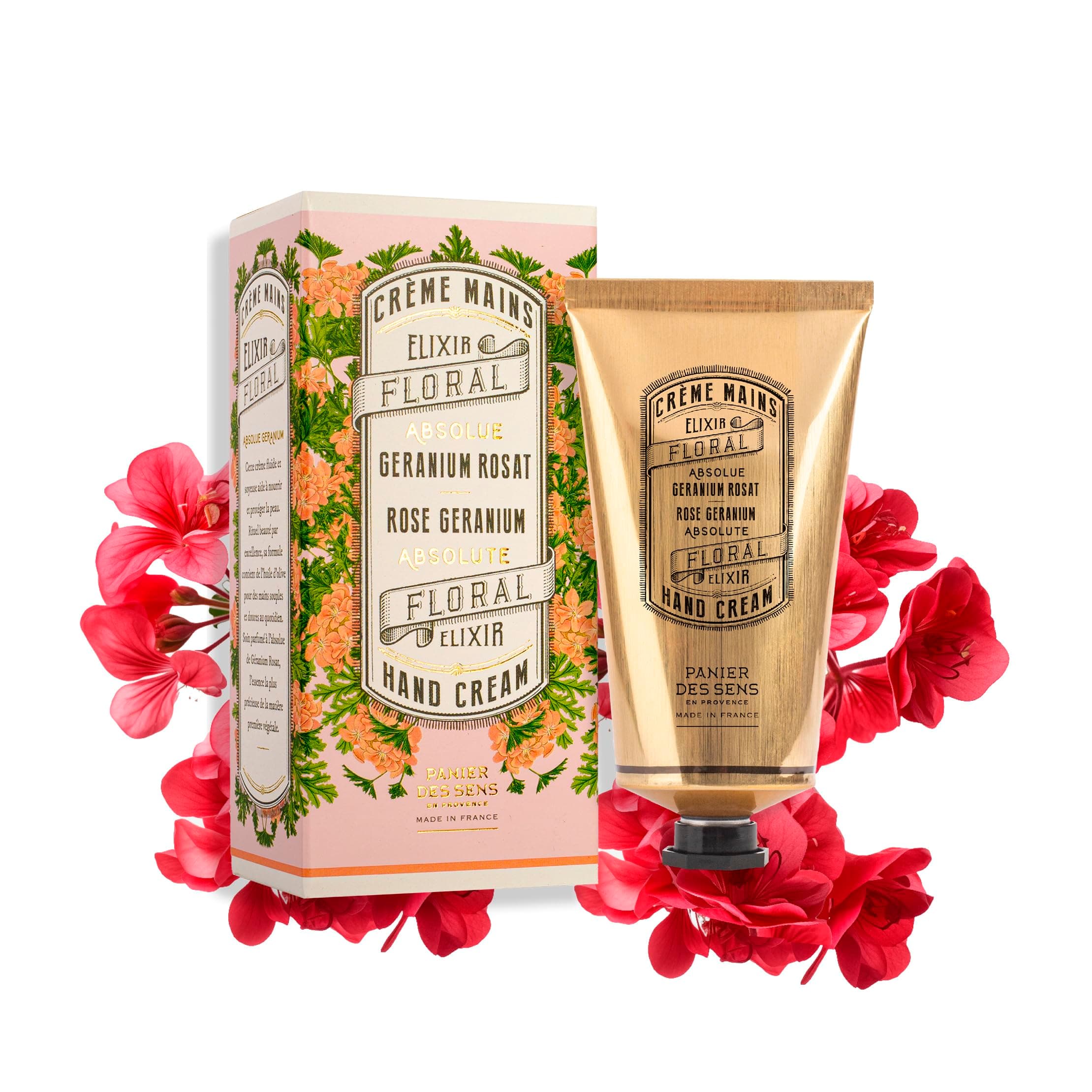 Panier des Sens Hand Cream, Rose Geranium, 2.6 Ounce