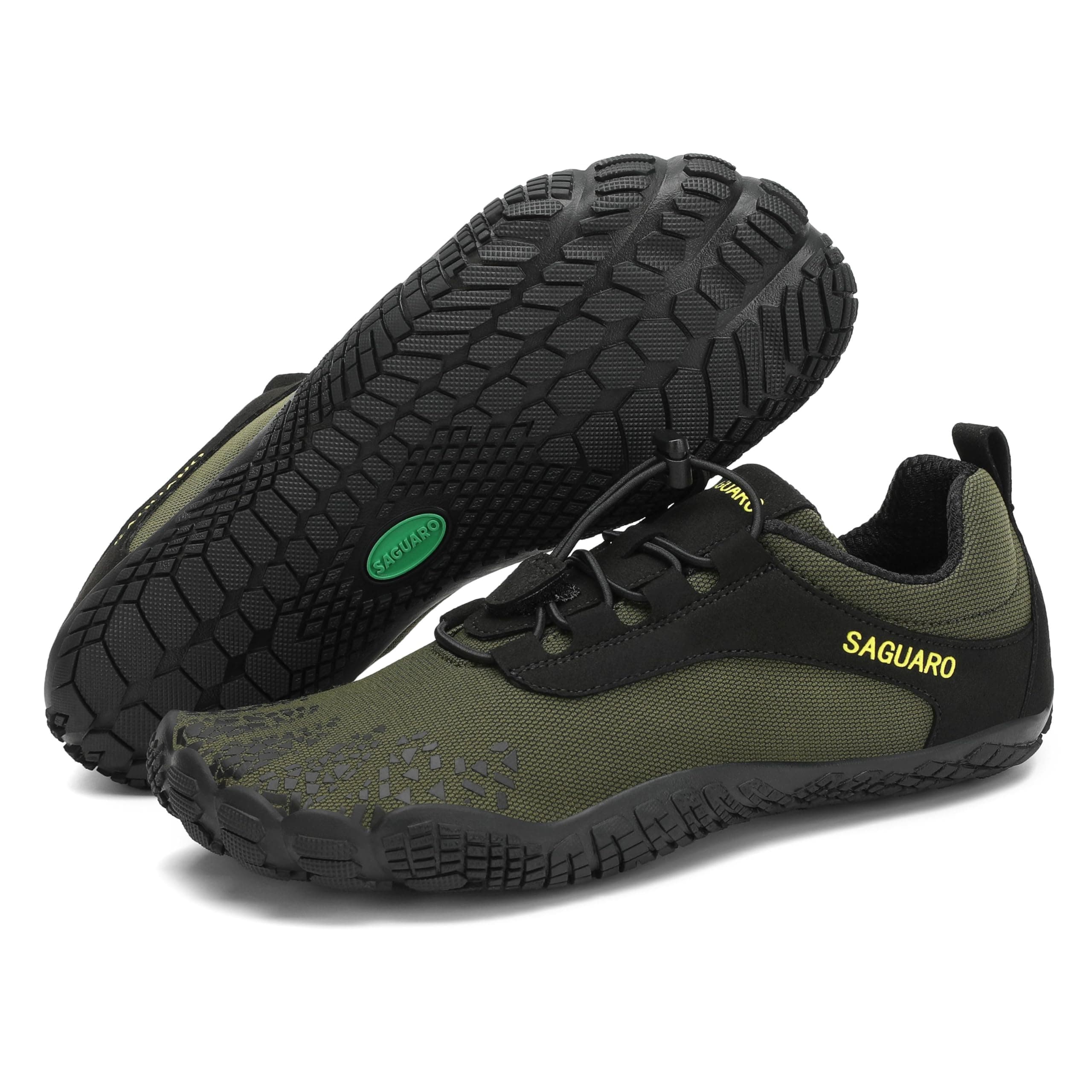 SAGUARO Barefoot Shoes for Men – Wide Toe Box Zero Drop Minimalist Shoes Trail Runner Sneakers