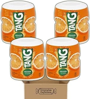TANG Orange Drink Mix Lover's Bulk Pack with Measuring Spoon Set in Box - 80 ounces total - Makes 60 servings - Great for sporting events, holidays, and summer days!