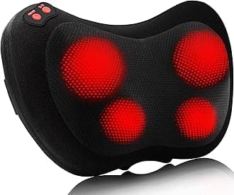 Papillon Back Massager with Heat,Shiatsu Neck Massager Pillow for Back,Neck,Shoulder,Foot & Lower Back Pain Relief,Electric Kneading Massager, Gifts for Women/Men/Dad/Mom/Fathers Day/Mothers Day