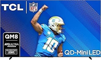 TCL 115-Inch QM89 QLED 4K Smart QD-Mini LED TV with Google TV (115QM891G, 2024 Model) Dolby Vision HDR, Dolby Atmos, Game Accelerator up to 240Hz, Voice Remote, Works with Alexa, Streaming Television