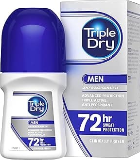 Triple Dry Men 72 hours Advanced Protection Anti-Perspirant Quick Dry Roll-On 50ml