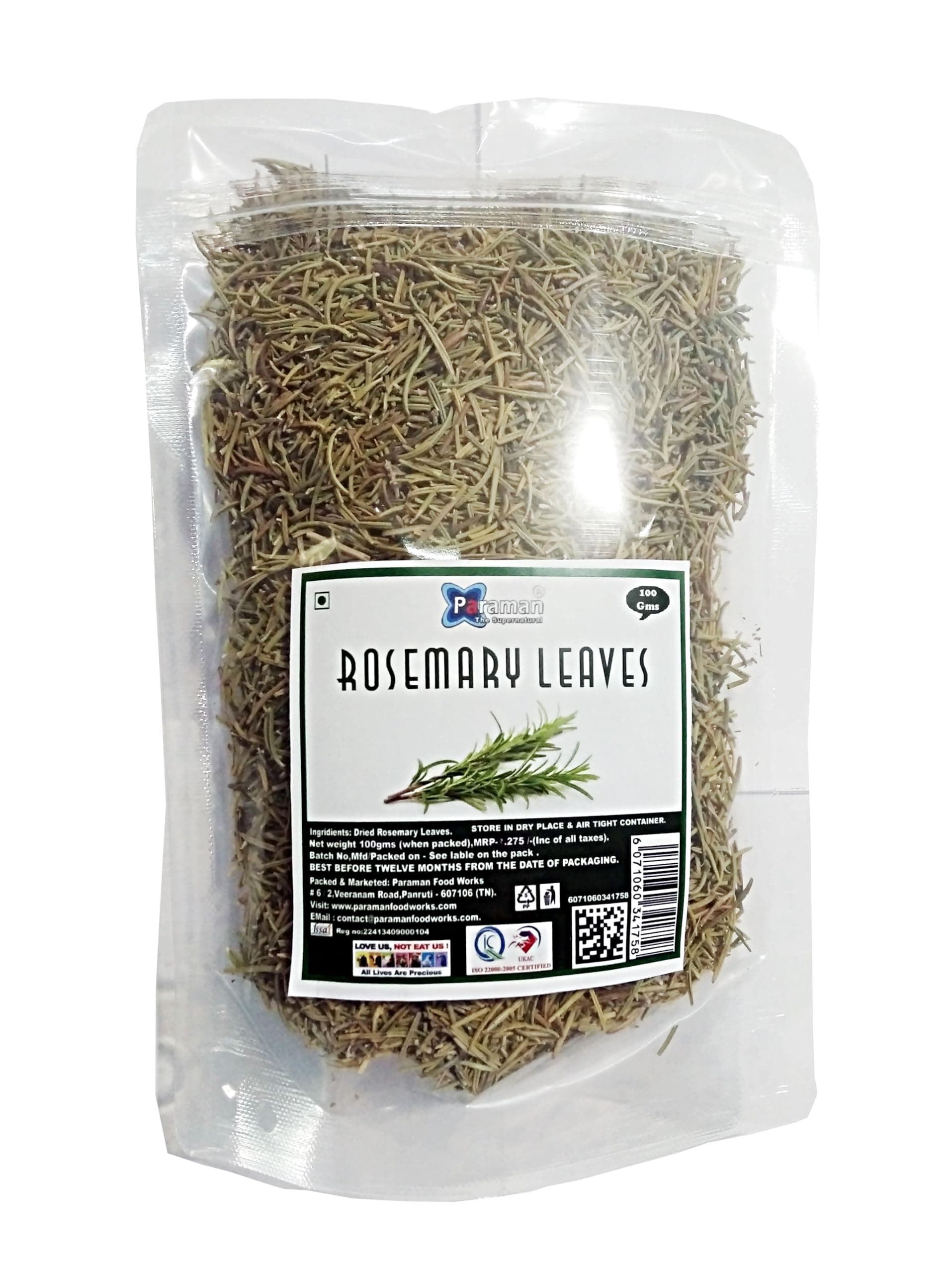 Rosemary Leaves Dried - 100 gms