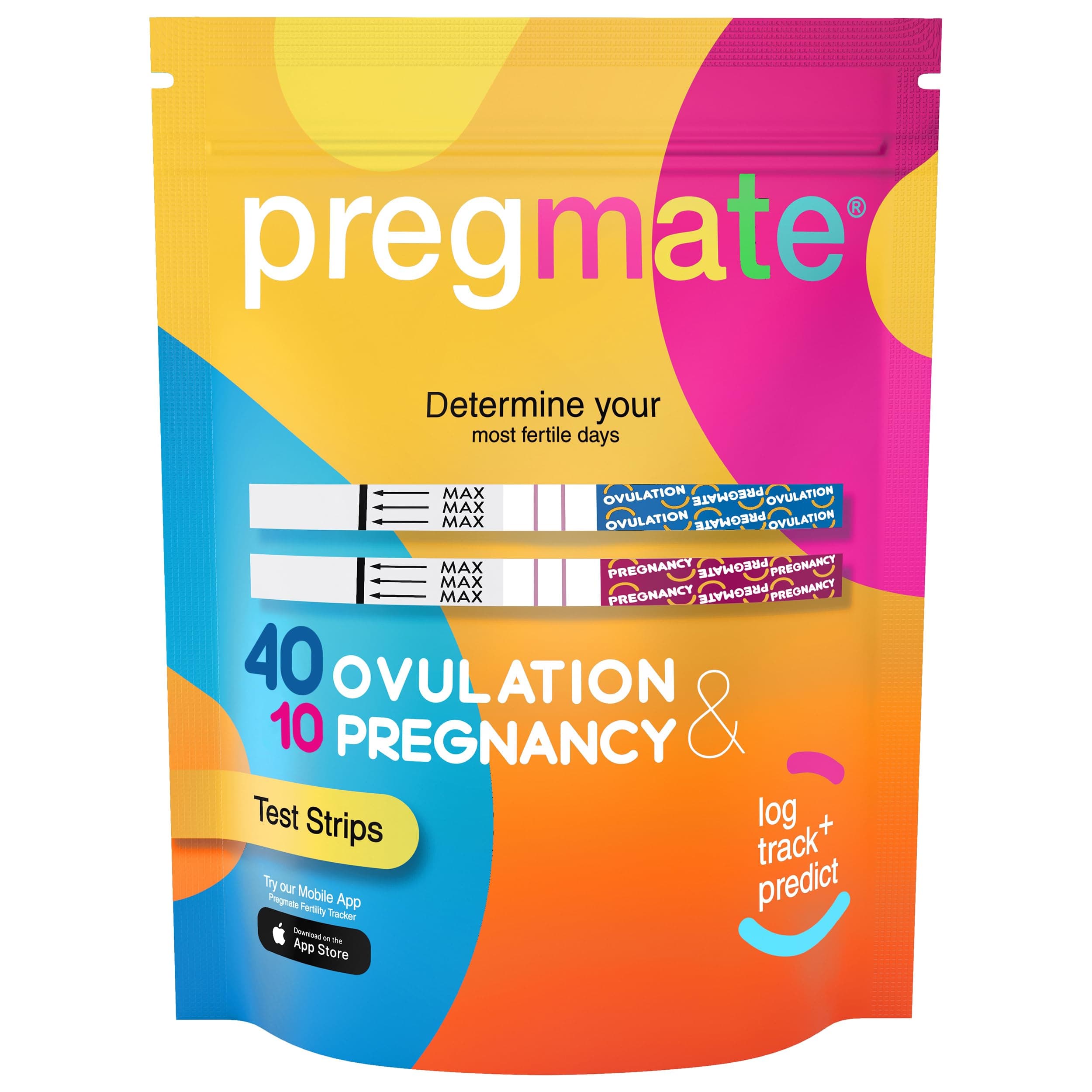 Pregmate 40 Ovulation and 10 Pregnancy Test Strips