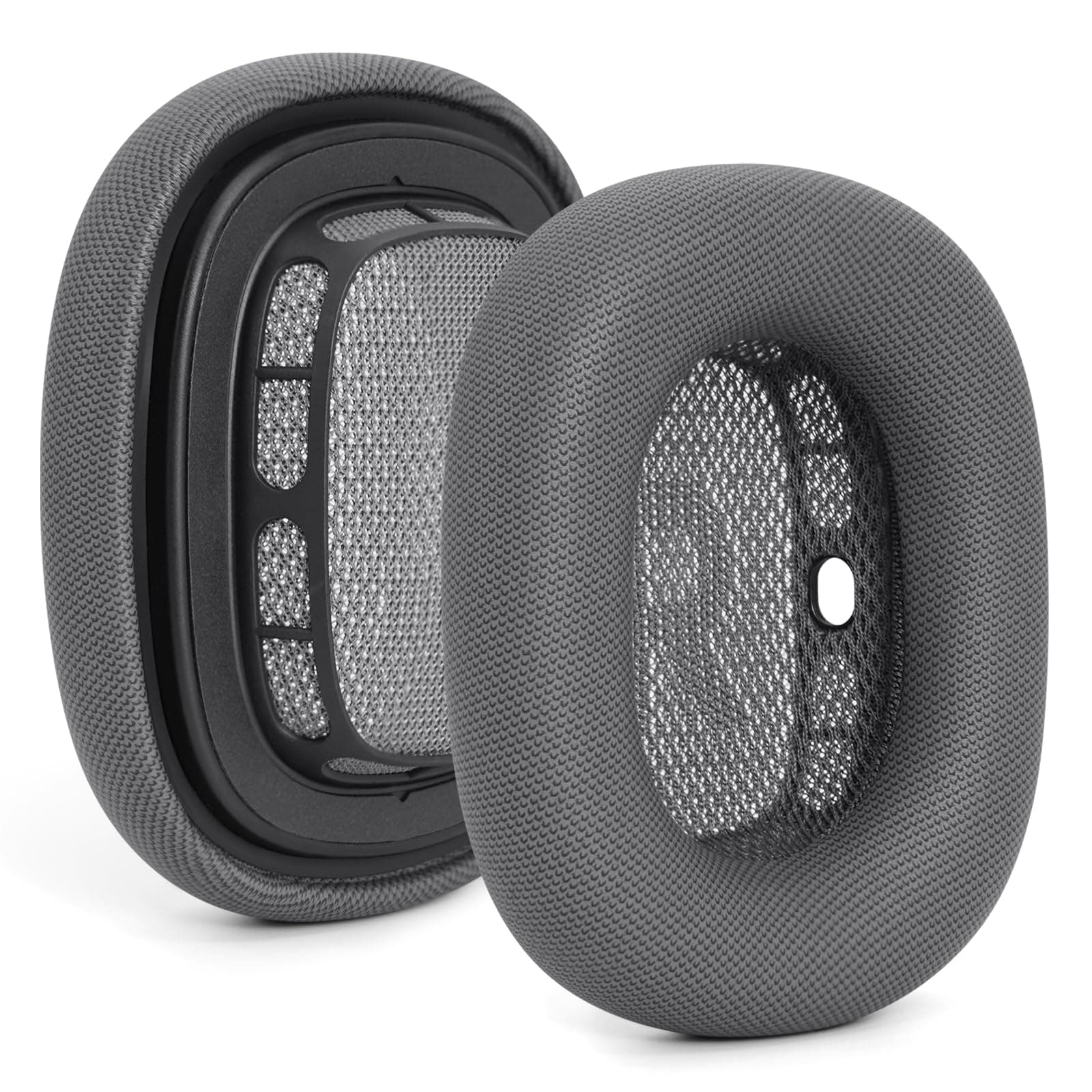 Premium Replacement Ear Cushions for Apple AirPods Max Headphone, Protein Leather Memory Foam Earpads with Excellent Noise Isolation (Black)