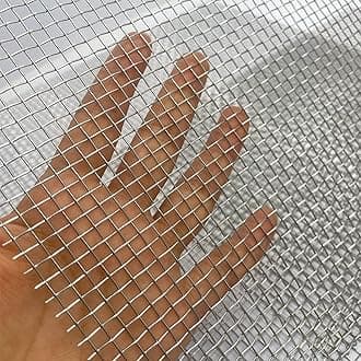 2PACK 304 Pretty Sturdy 12” X 24”(310mm X 610mm), 5 Mesh Wire Mesh Screen, Stainless Screen, Mesh Screen Never Rust, Hard and Heat Resisting Wire Mesh Used for Many Projects by Valchoose