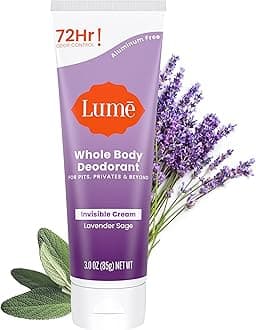 Lume Deodorant For Underarms & Private Parts 3oz Tube (Lavender Sage)