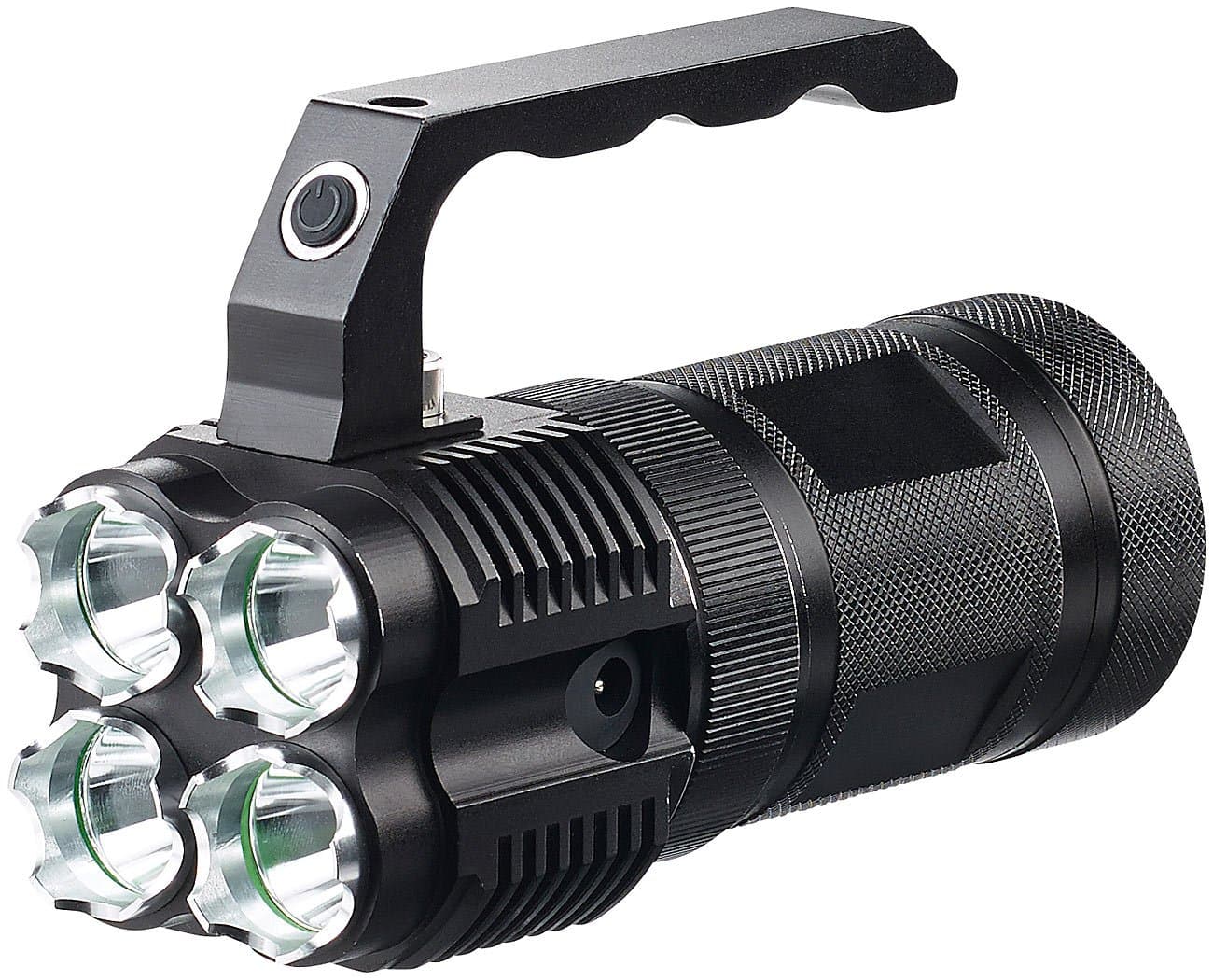 Kryolights LED hand lamp battery:LED Spotlight TRC, 4.4 A incl.Batteries, 2000 lm (flashlights) [Energy Class A]