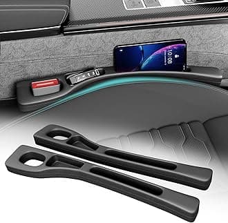 GONAMA Car Seat Gap Filler, Pack of 2 Universal Car Seat Gap Filler Storage Box for Car Seat Gaps Car Seat Organiser Car Seat Gap Filler for Car, SUV, Truck