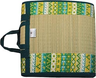 Home Tex Life Kora Grass Cushion Sleep Healthy, Easy Portable and Folding Mat