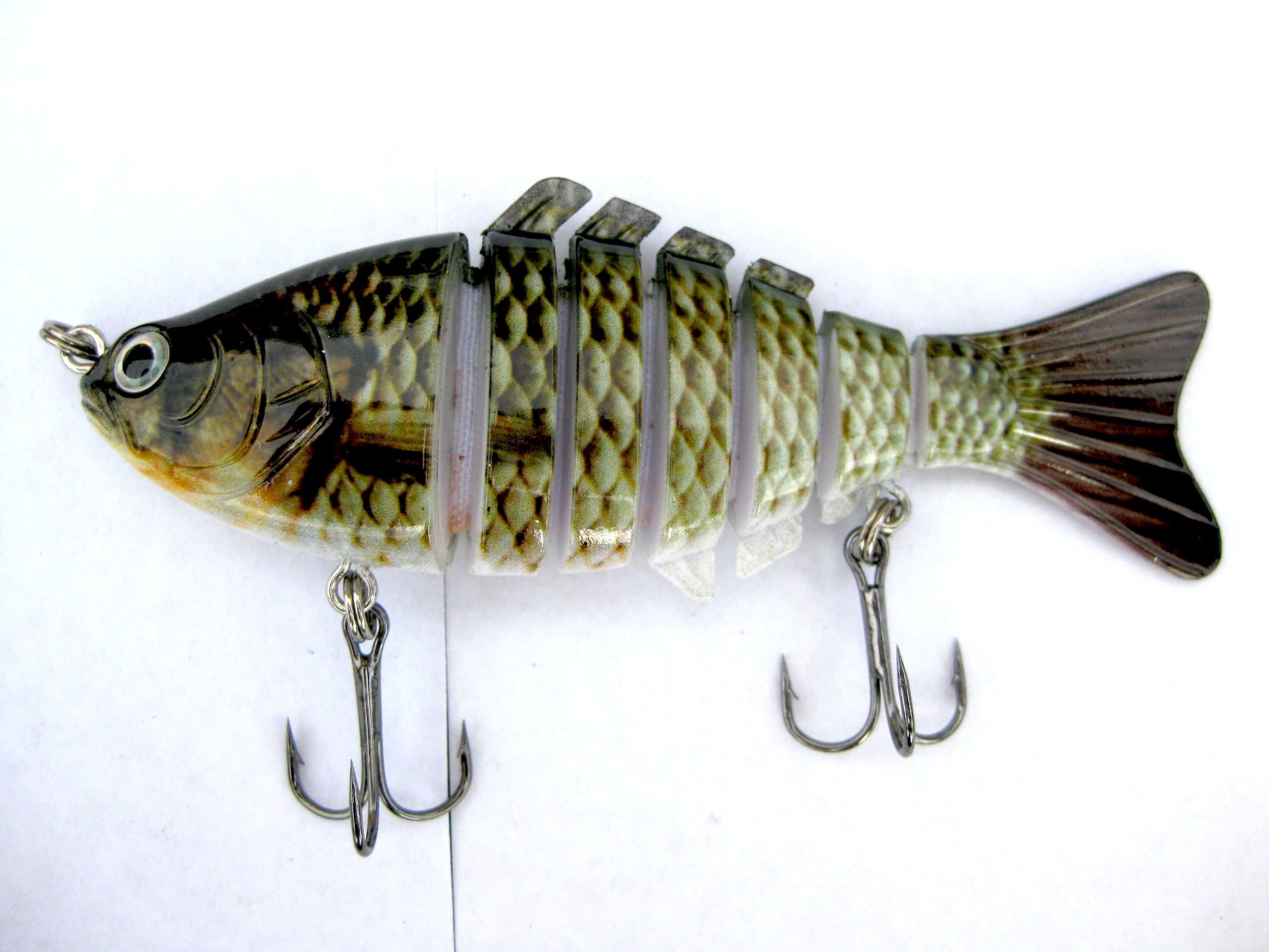 Crave Lures Multi Jointed Segmented Section Fishing Lure Stripe bass swimbait Crank topwater