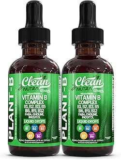 Vitamin B Complex Liquid Drops Plant-B by Clean Nutra