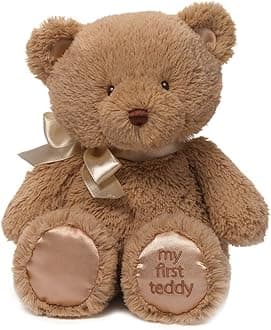 GUND Baby My First Teddy Bear, Ultra Soft Animal Plush Toy for Babies and Newborns, Light Brown/Tan, 10”