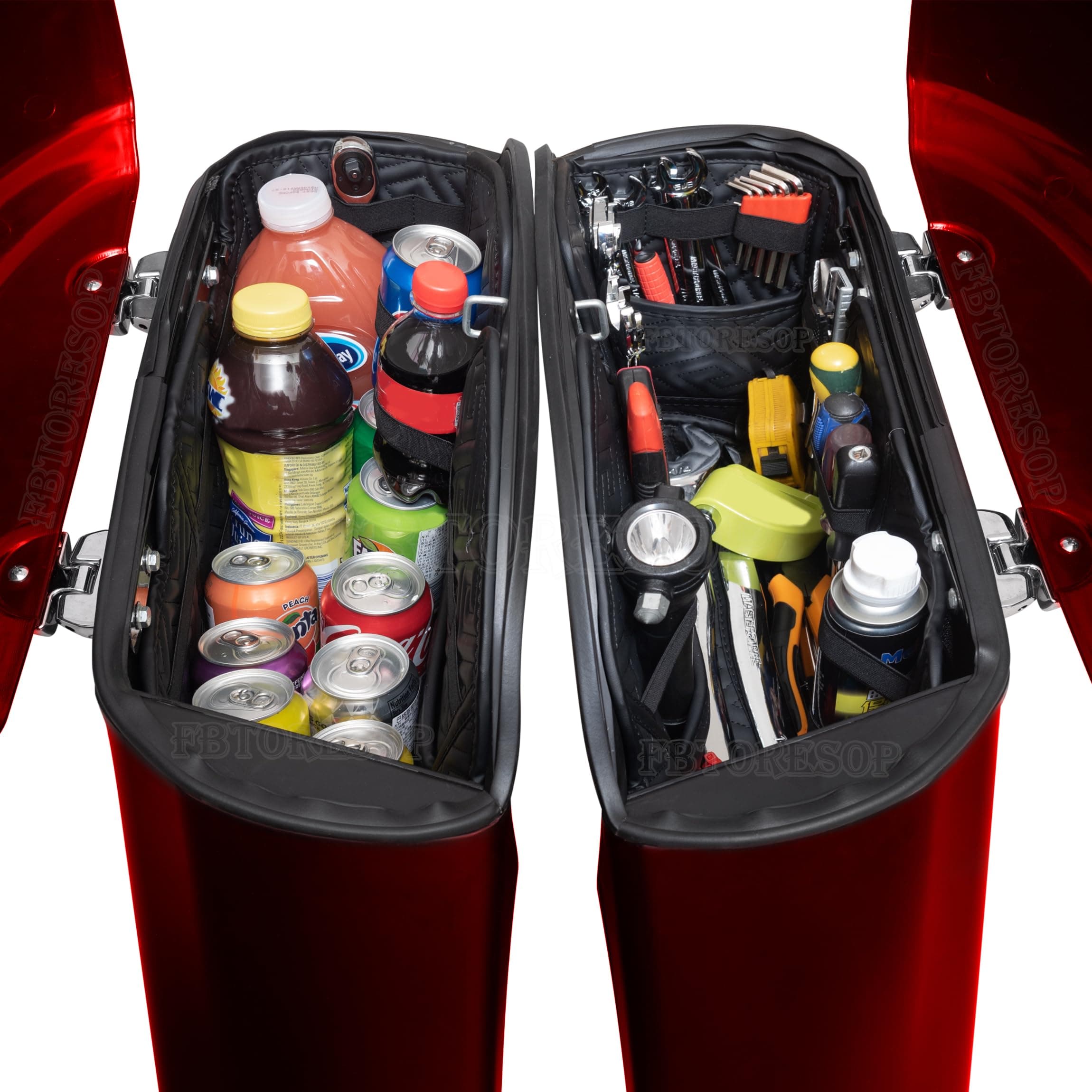 Indian Saddlebag Liners Indian Chieftain Dark Horse Saddlebag Organizer Round Top Double Hinge Roadmaster Elite Springfield Accessories