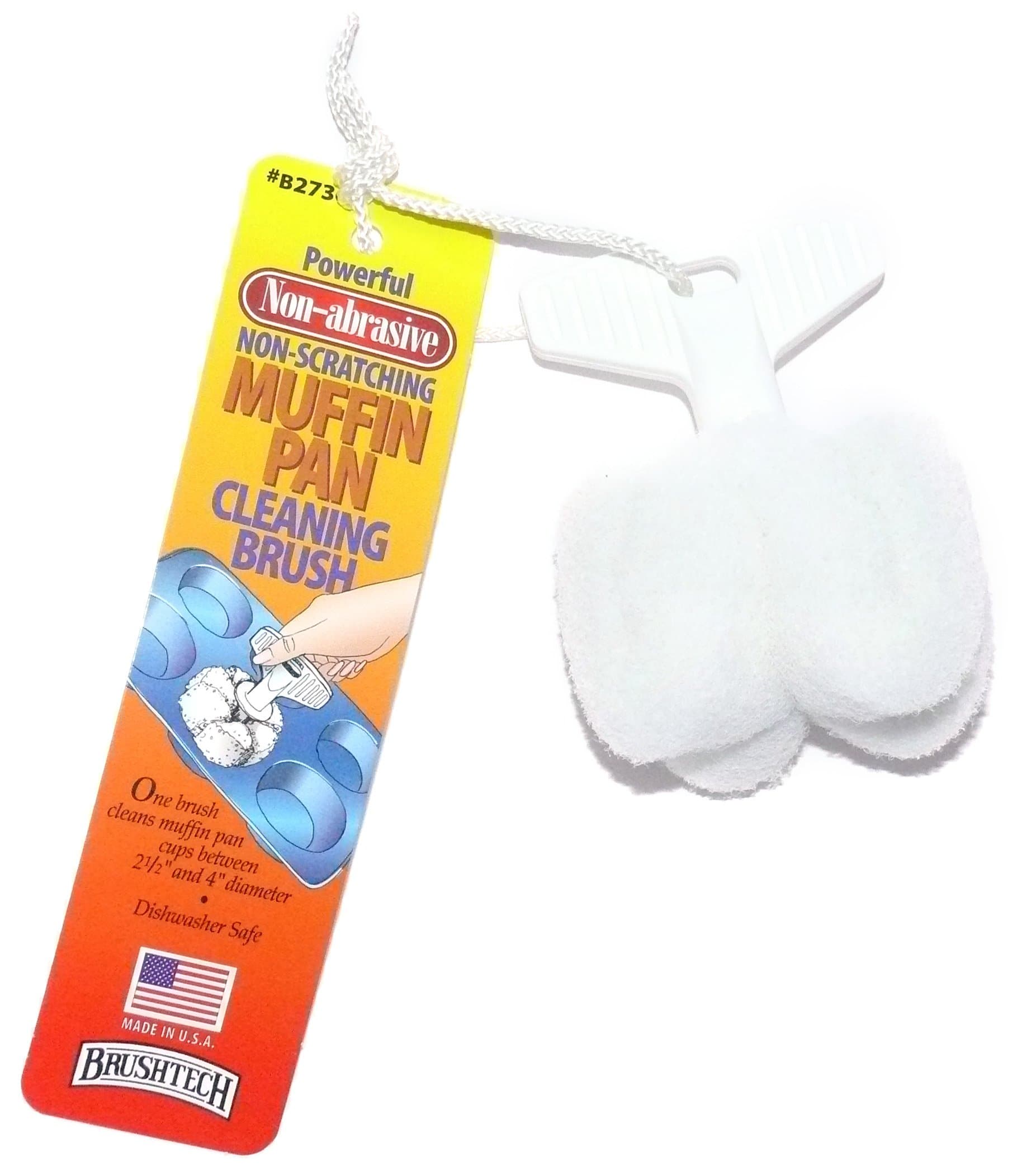 Brushtech Powerful Non-Abrasive Muffin Pan Brush B273C