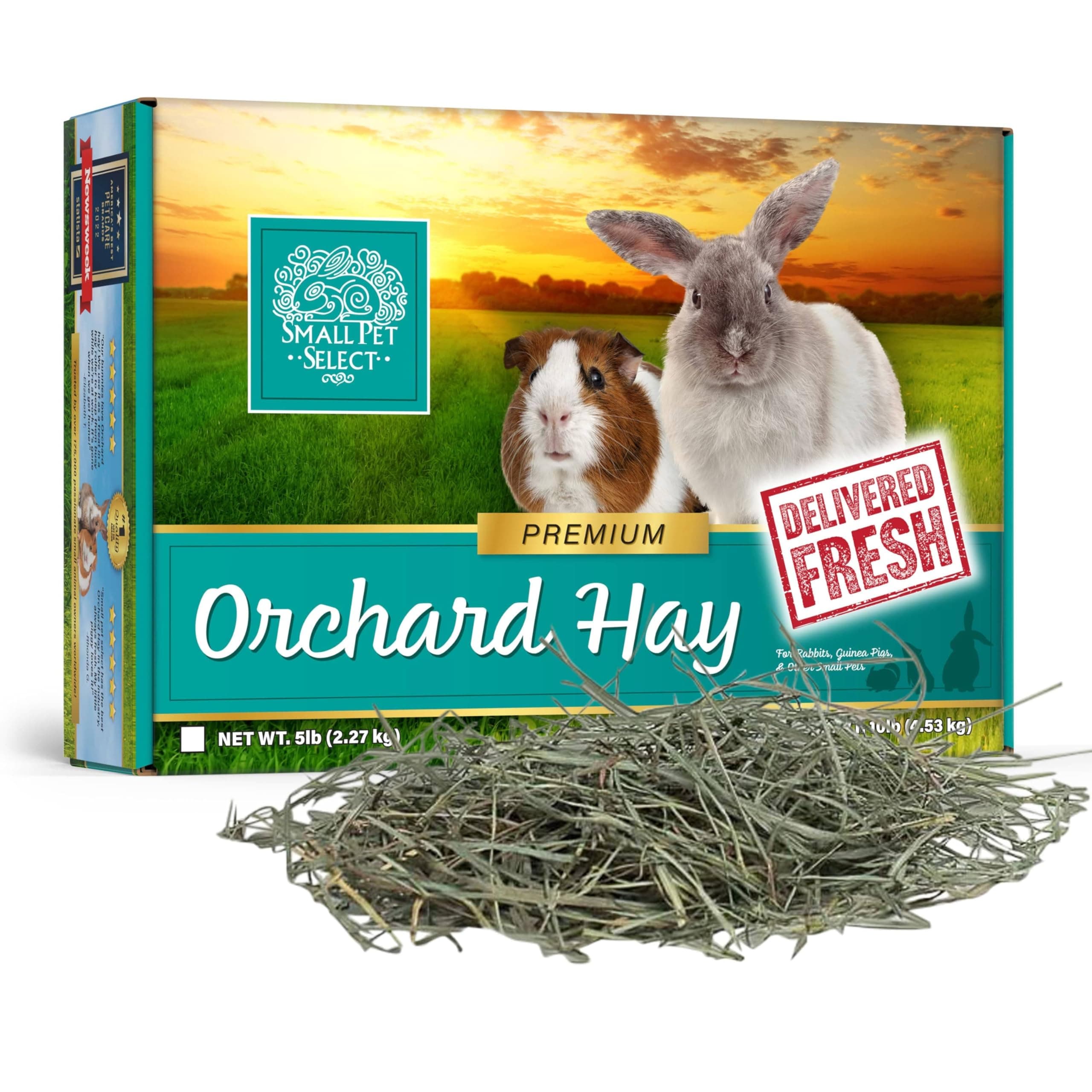 Small Pet Select Orchard Grass Hay Pet Food, 5 lb.