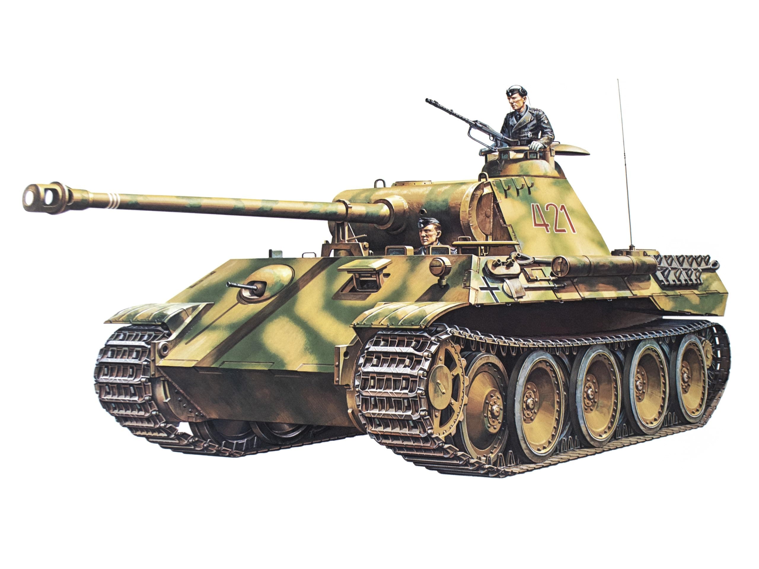 Models German Pzkfw V Panther Ausf A Model Kit