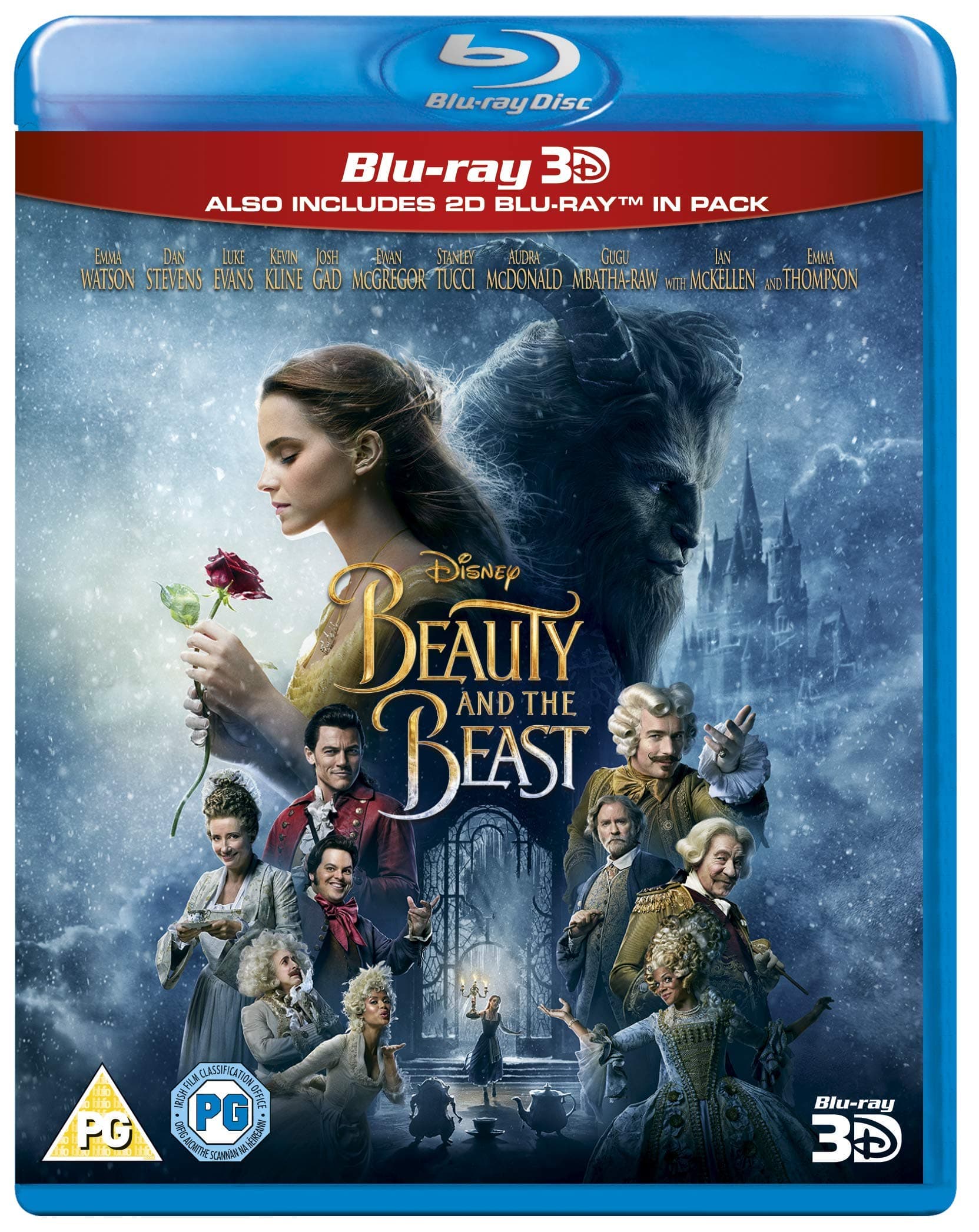 Beauty & The Beast [Blu-ray 3D] [2017] [Region ]