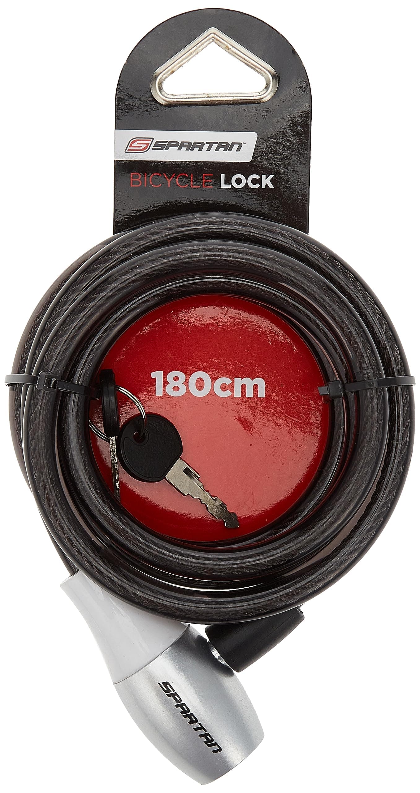 SPARTAN Cable Lock, Sliver, 180cm Sp-9027