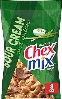 Snack Mix, Sour Cream and Onion, Snacks, 8 oz