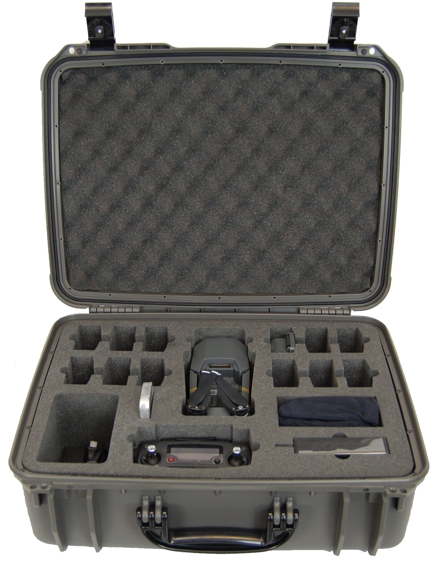 Microraptor MVC700 with Custom Foam Designed to Fit DJI Mavic and Accessories-(Gunmetal Grey)