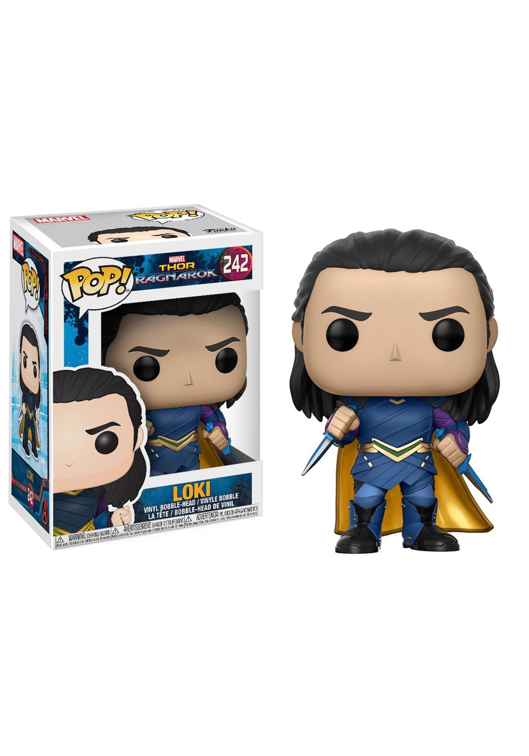Funko pop Marvel Bobble Head Ragnarok Loki Figure - (Blue 13767-PX-1U4)