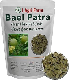 Iagrifarm Bael Patra Dried Leaves - 450 g/Bilva Leaves/Bel Patra/Bael Leaf