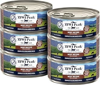 Peak Wet Cat Food – All Natural, High Protein, Grain Free, Limited Ingredient, with Superfoods (Beef, Case of 6, 3oz Cans)