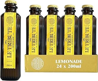 LE Tribute Lemonade | Case of 24 x 200ml Bottles | Multipack | Natural Ingredients | Made with Natural Lemon Juice | Premium Cocktail Mixer