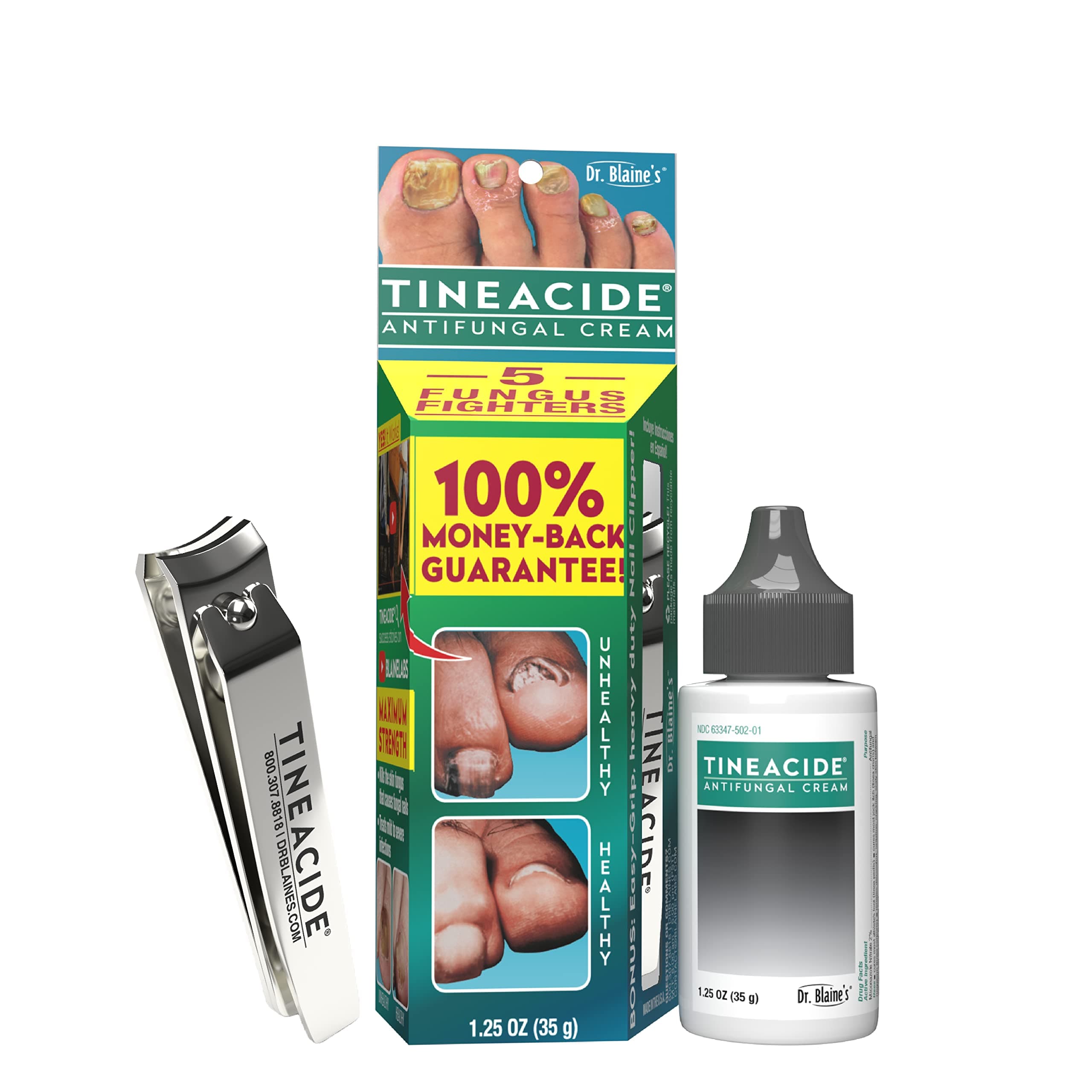 Tineacide Antifungal Cream, 1.25 OZ