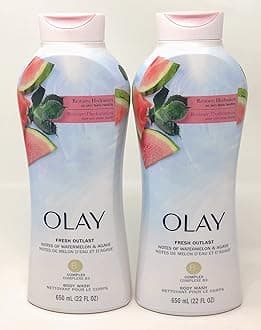 OlayBody Wash Fresh Water Melon And Agave 22 Ounce (Pack of 2)