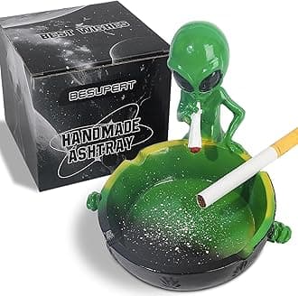 Green Resin Ashtray & Home Decor Gift