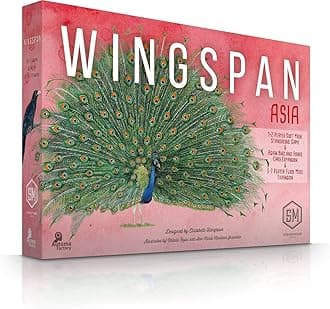 Wingspan Asia Expansion Board Game Stand Alone Game Plus Expansion, kids, Strategy
