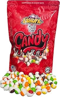 EShopX Freeze Dried Candy - 1 pound Bag Premium Freeze-Dried Crunchy Candy with Bursting Fruity Taste (16 oz, Original Rainbow) - Perfect for Gifting & Snacking