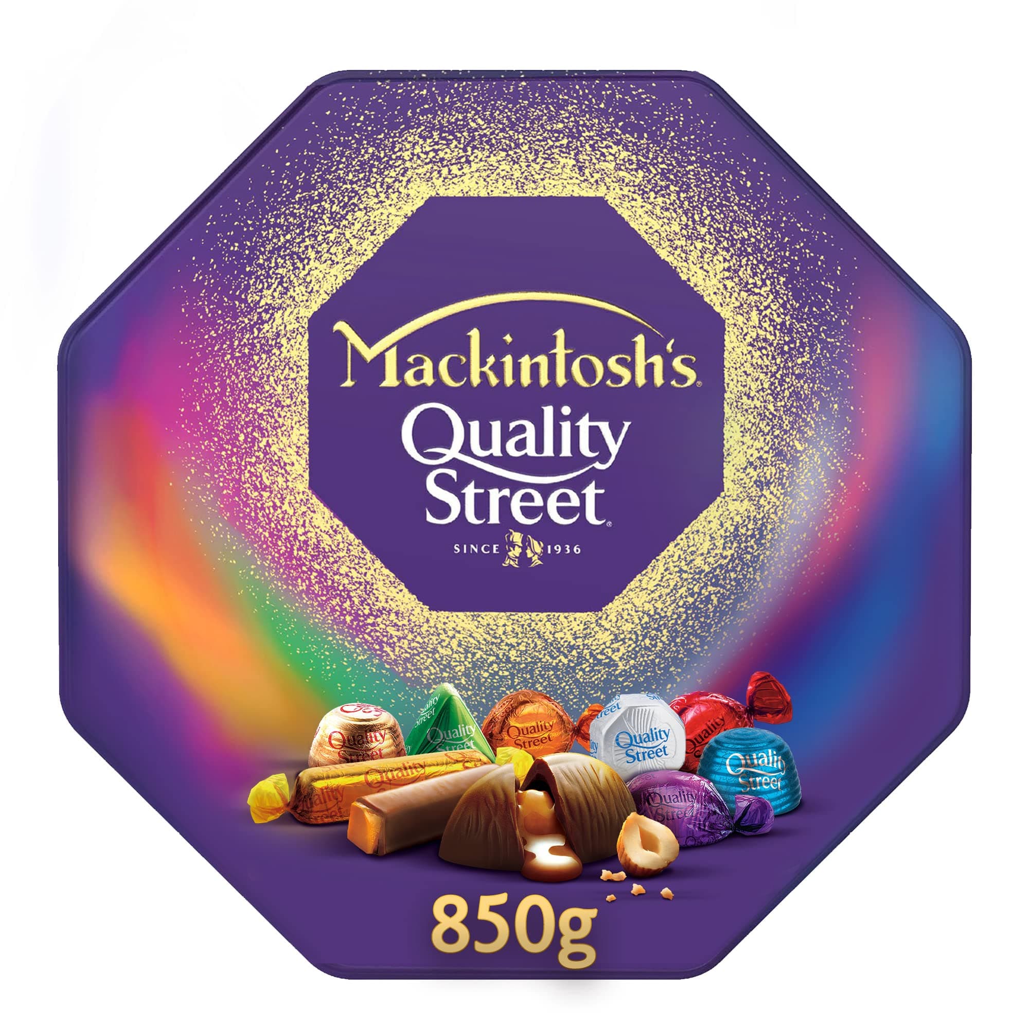 MACKINTOSH QUALITY STREET Chocolate 850g Tin