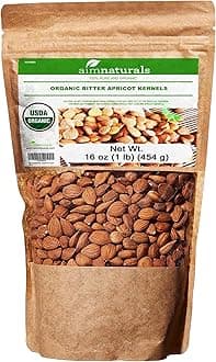 Bitter Apricot Kernels Organic Raw (1LB) - USDA Organic Certified – Product of Turkey