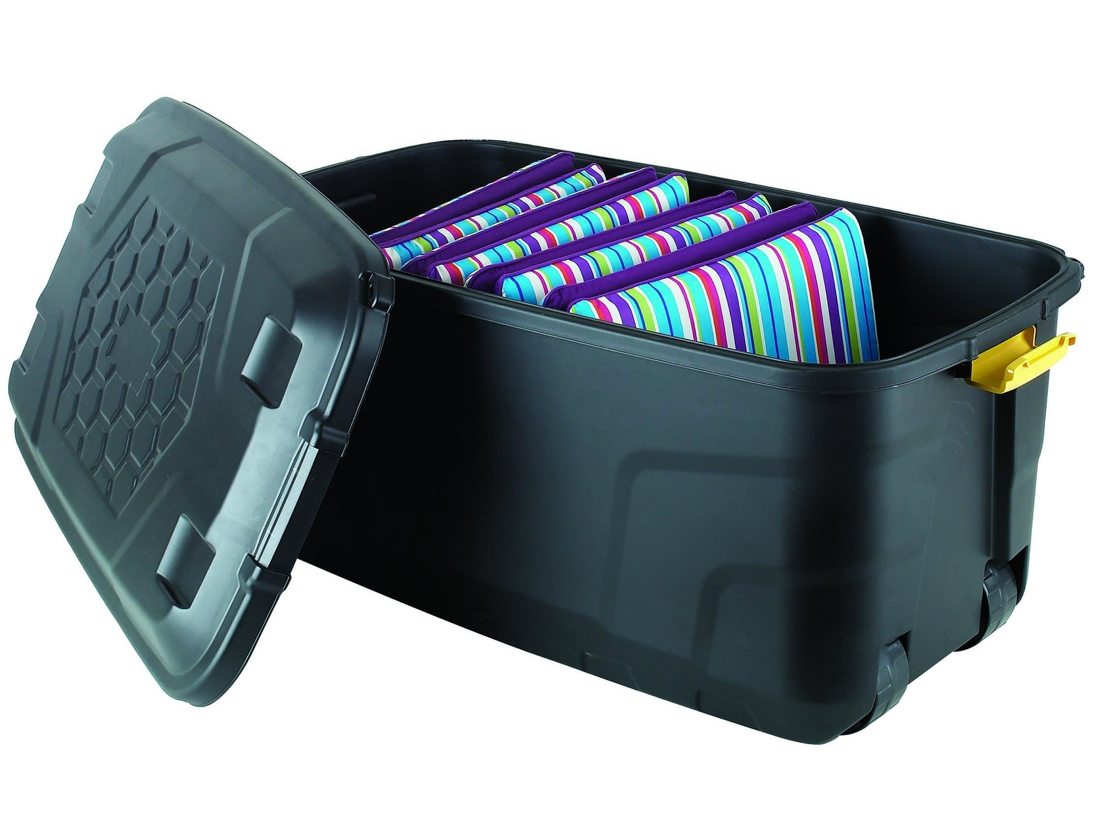 Strata 145 Litres Heavy Duty Storage Box With Wheels