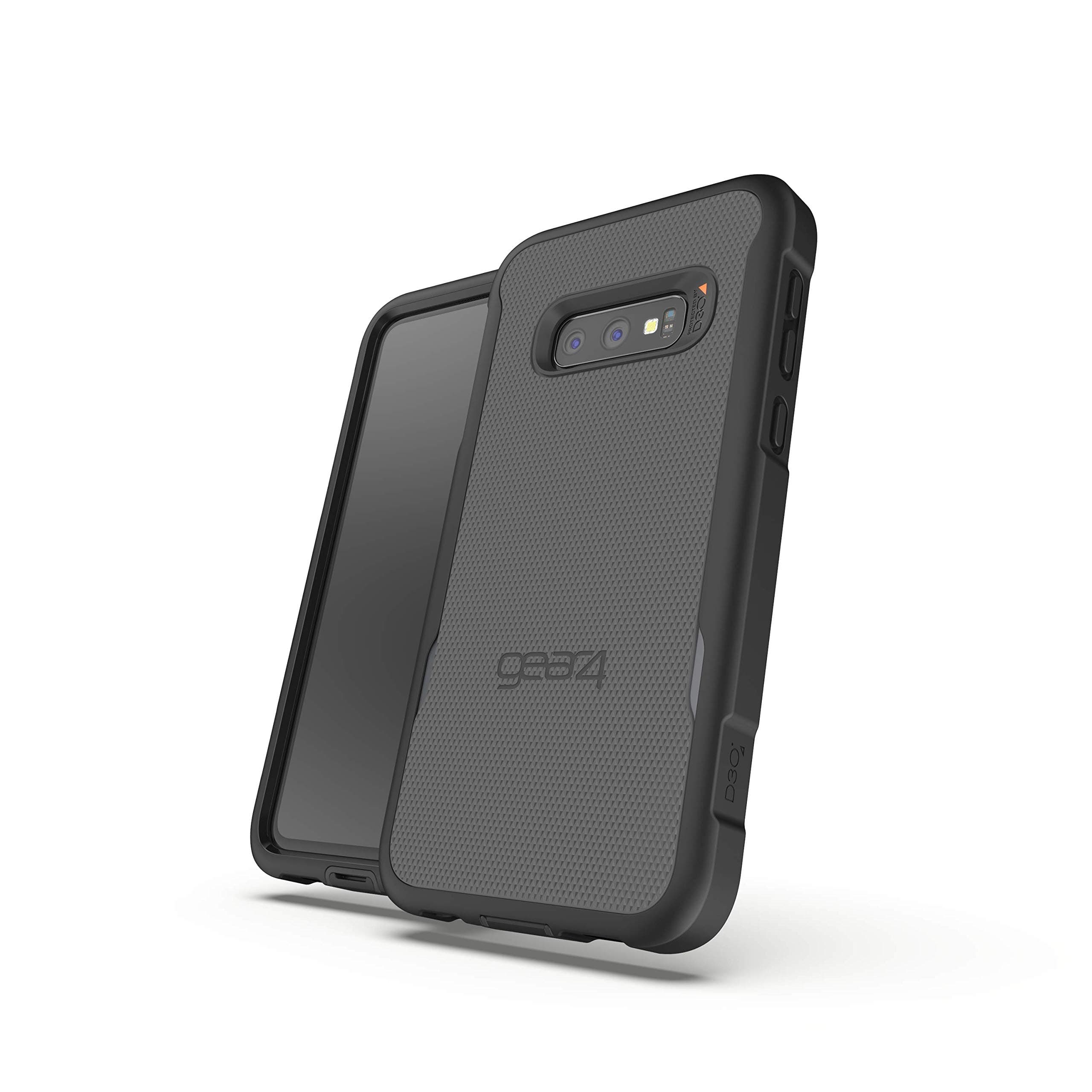 GEAR4 Platoon Case with Holster with Advanced Impact Protection by D3O, Compatible with Samsung Galaxy S10e - Black