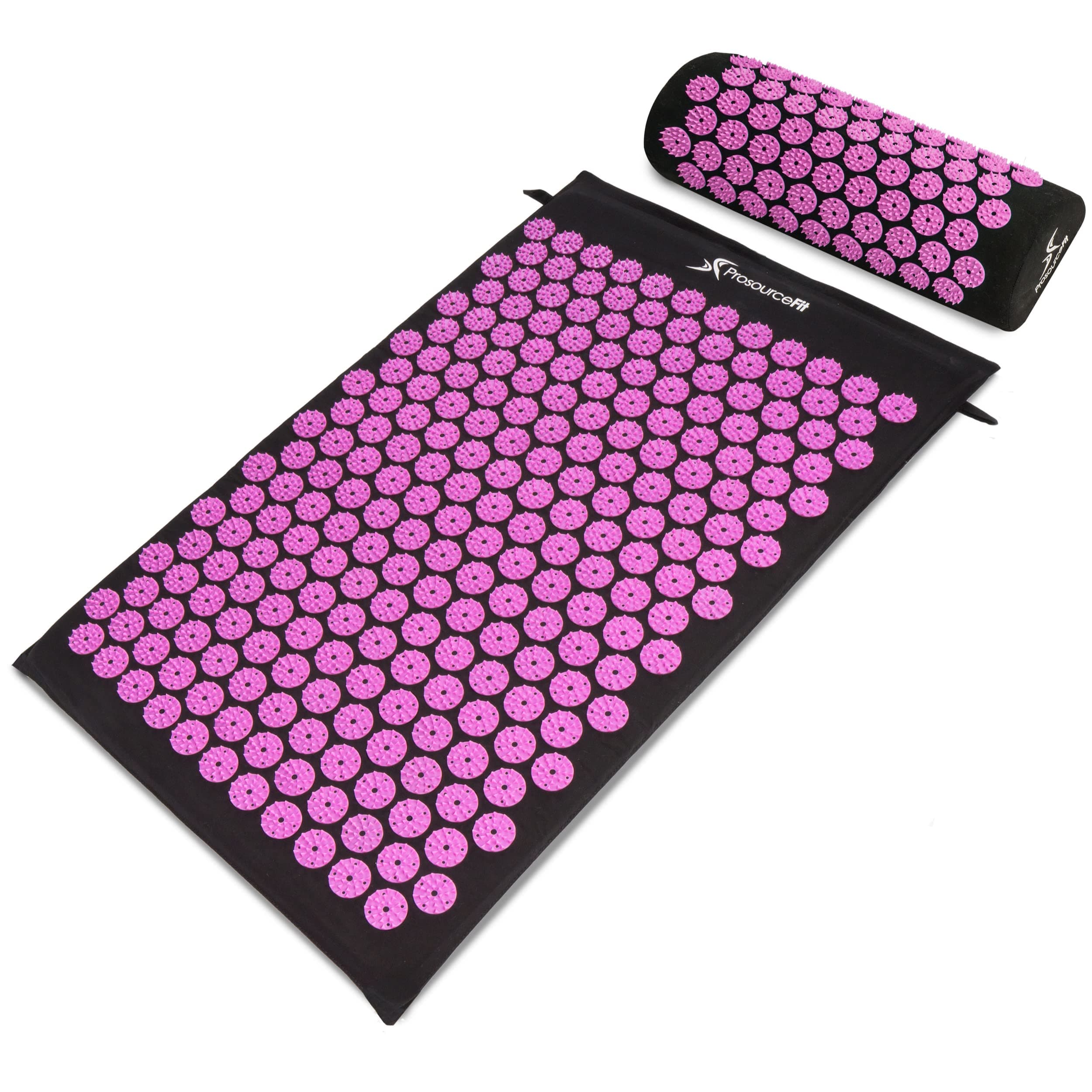 ProsourceFit Acupressure Mat and Pillow Set for Back/Neck Pain Relief and Muscle Relaxation